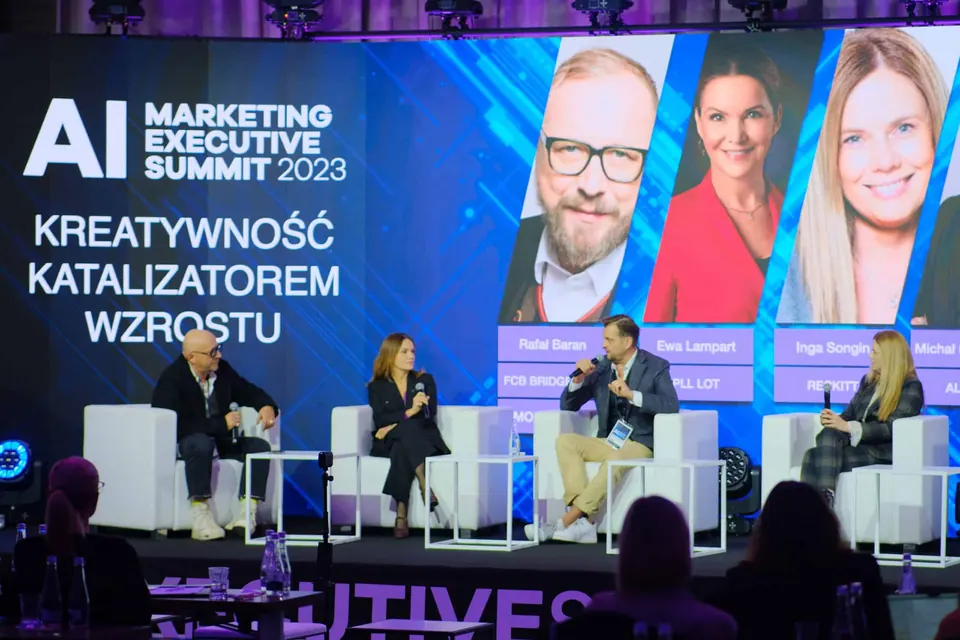 The panel “Creativity as a catalyst for growth” at AI Marketing Innovation Executive Summit 2023