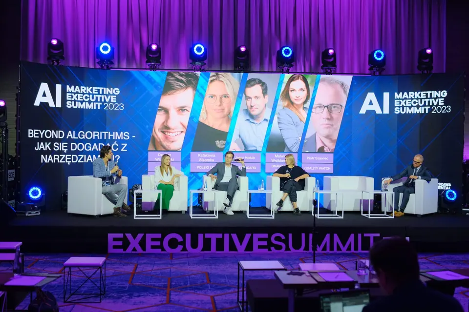 The panel “Beyond algorithms” at AI Marketing Innovation Executive Summit 2023