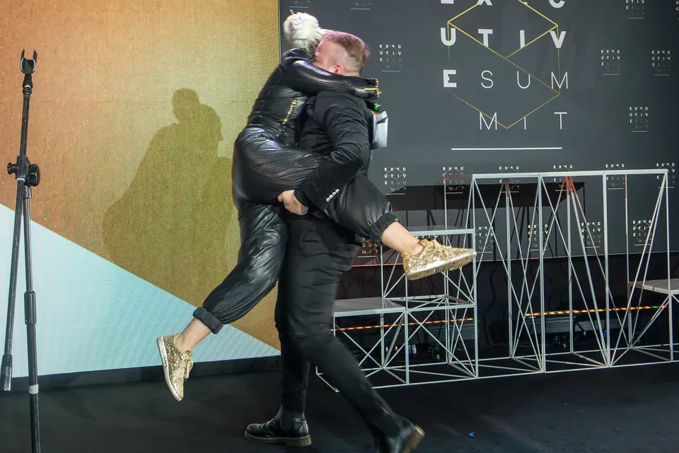 Winners celebrating on the 2022 Gala stage