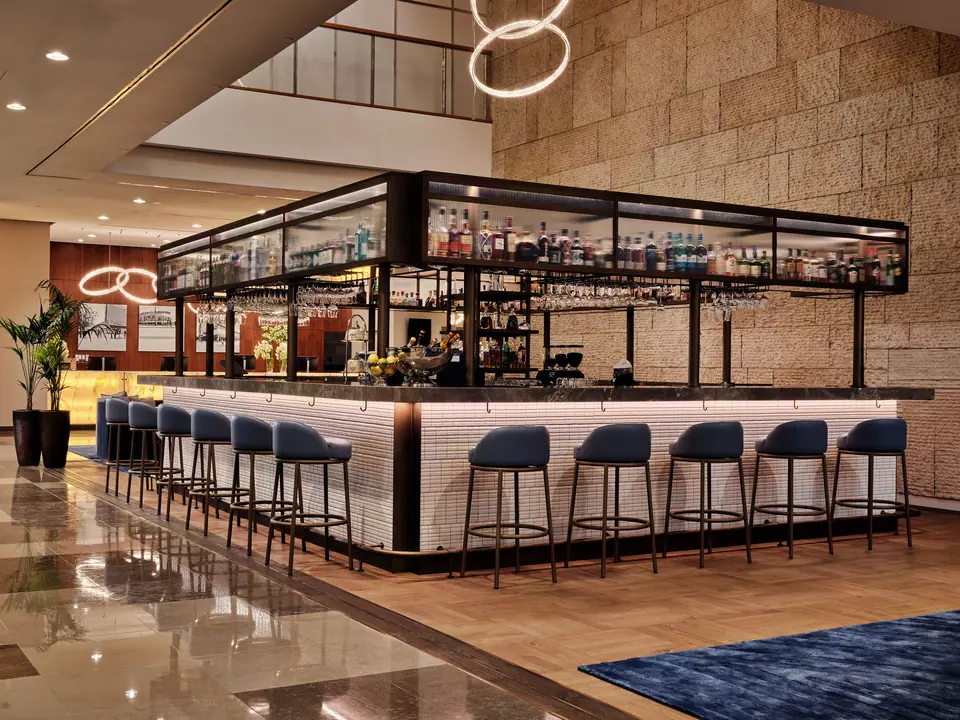 The lobby bar at InterContinental Warsaw