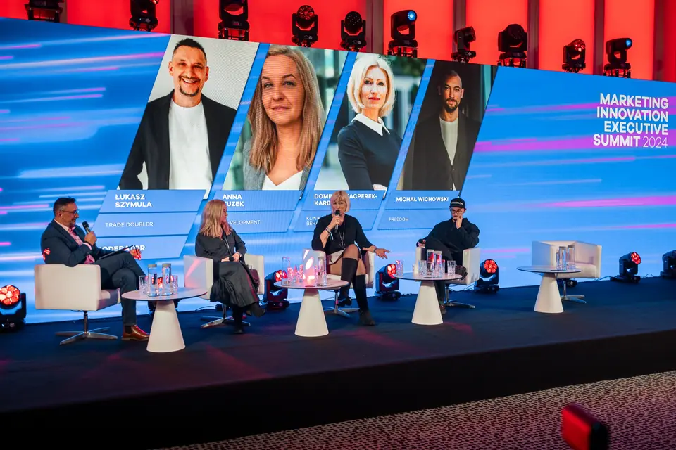 Four speakers on the EXS 2024 main stage