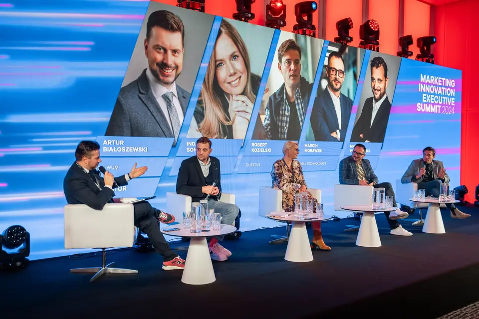 A panel discussion on the EXS 2024 main stage