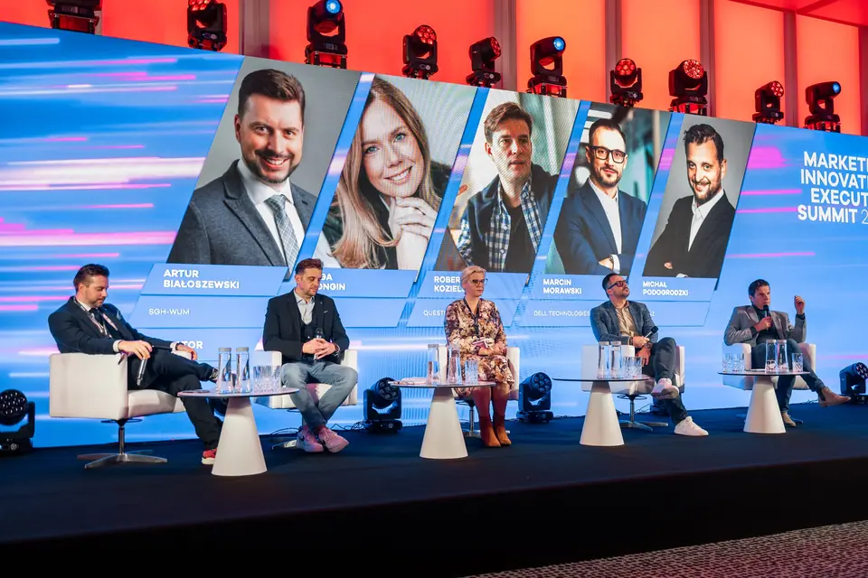 A six-person panel discussion on the EXS 2024 main stage